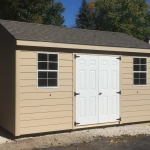 Oshkosh WI Gable with side entry door and windows